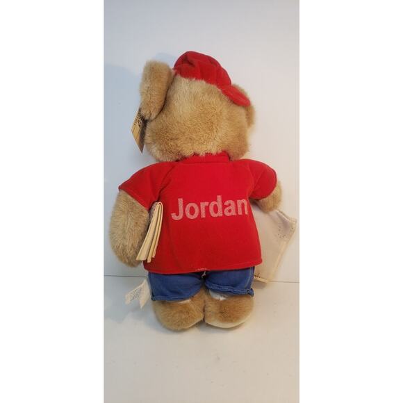 Vintage Collectible 1999 Headline Teddy Bear Jordan Retires W/ Original Tag - Picture 5 of 9